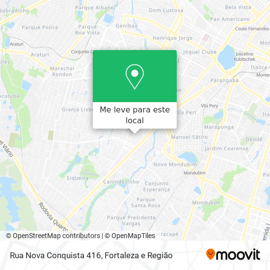 Rua Nova Conquista 416 mapa