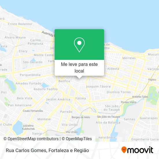 Rua Carlos Gomes mapa