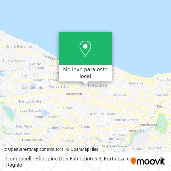Compucell - Shopping Dos Fabricantes 3 mapa