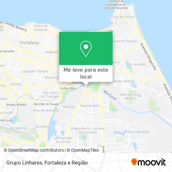 Grupo Linhares mapa