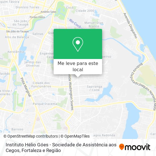 Instituto Hélio Góes - Sociedade de Assistência aos Cegos mapa