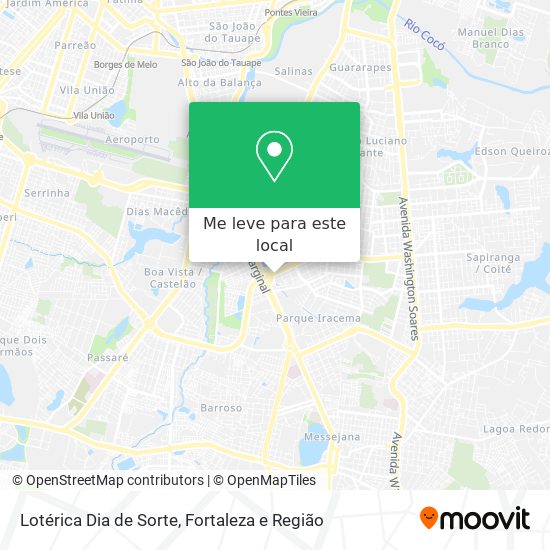 Lotérica Dia de Sorte mapa