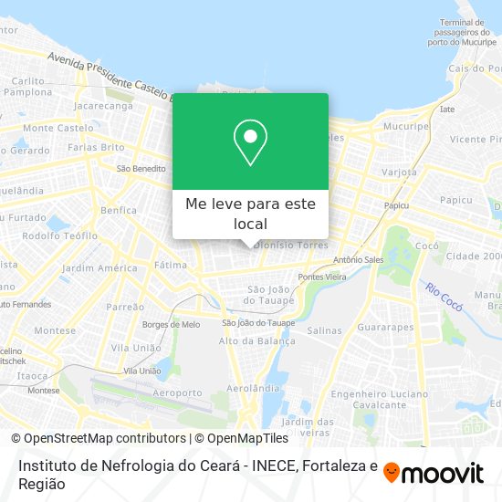 Instituto de Nefrologia do Ceará - INECE mapa