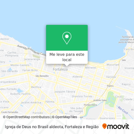 Igreja de Deus no Brasil aldeota mapa
