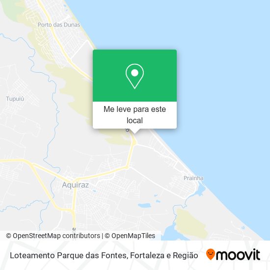 Loteamento Parque das Fontes mapa
