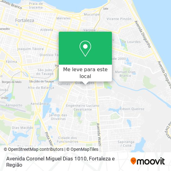 Avenida Coronel Miguel Dias 1010 mapa