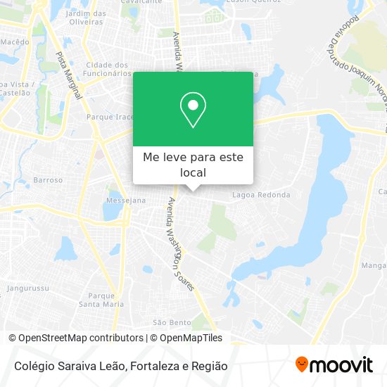 Colégio Saraiva Leão mapa