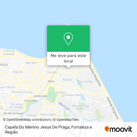Capela Do Menino Jesus De Praga mapa