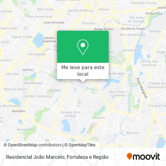 Residencial João Marcelo mapa