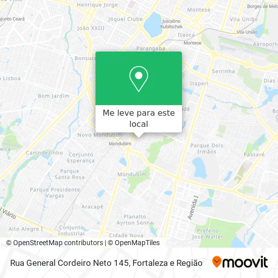 Rua General Cordeiro Neto 145 mapa