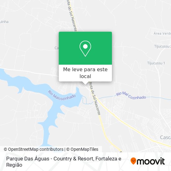 Parque Das Águas - Country & Resort mapa