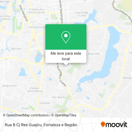 Rua B Cj Res Guajiru mapa
