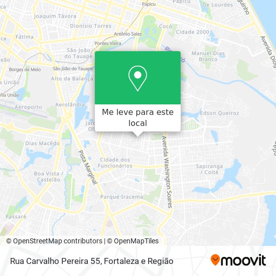 Rua Carvalho Pereira 55 mapa