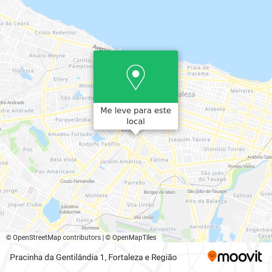 Pracinha da Gentilândia 1 mapa