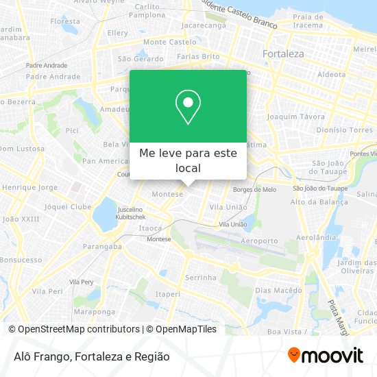 Alô Frango mapa