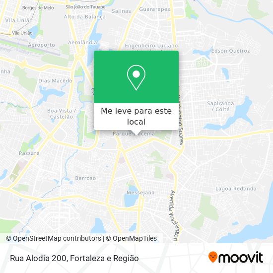 Rua Alodia 200 mapa