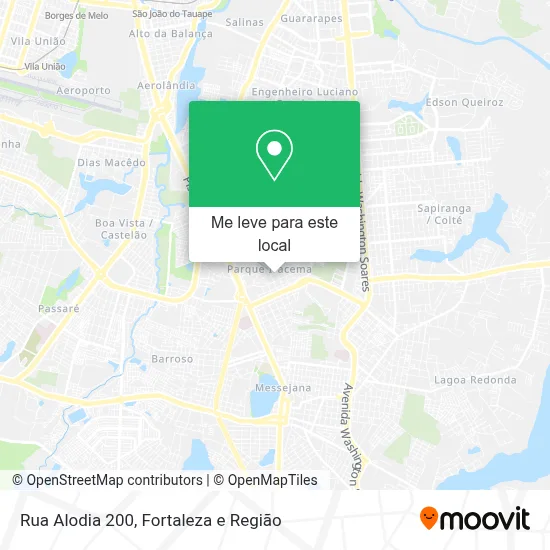 Rua Alodia 200 mapa