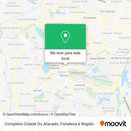 Complexo Cidade Do Atacado mapa