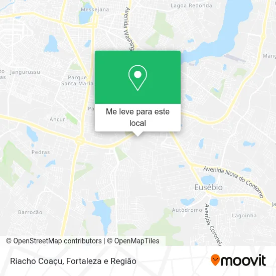 Riacho Coaçu mapa