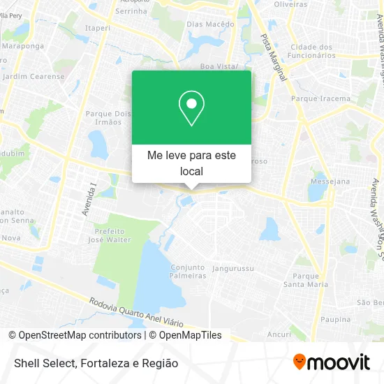 Shell Select mapa