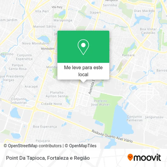 Point Da Tapioca mapa