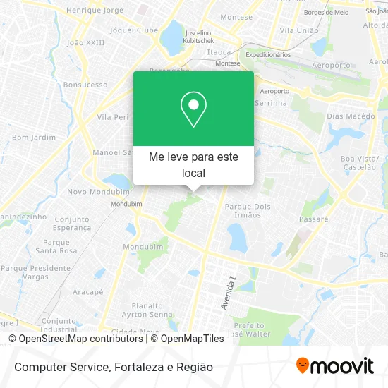 Computer Service mapa