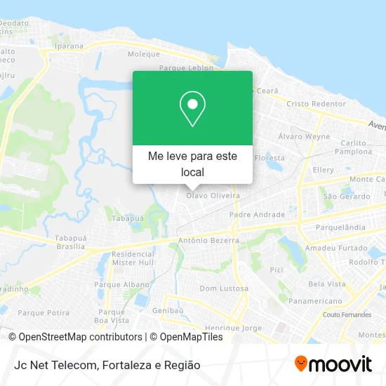 Jc Net Telecom mapa