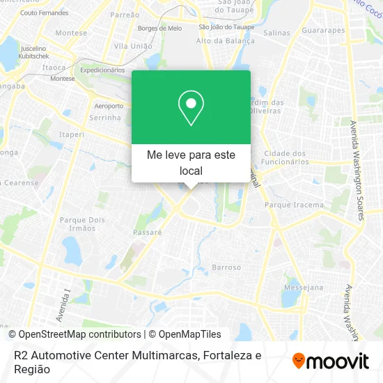 R2 Automotive Center Multimarcas mapa