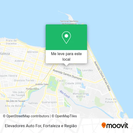 Elevadores Auto For mapa