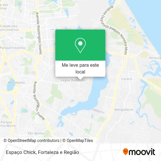 Espaço Chick mapa