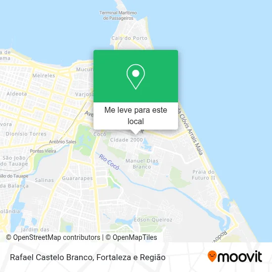 Rafael Castelo  Branco mapa