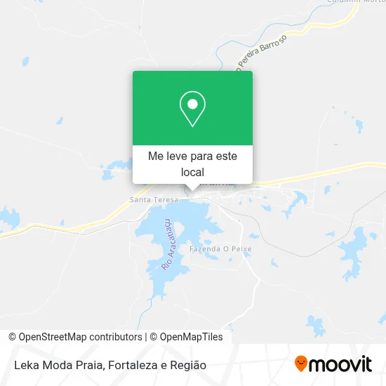 Leka Moda Praia mapa