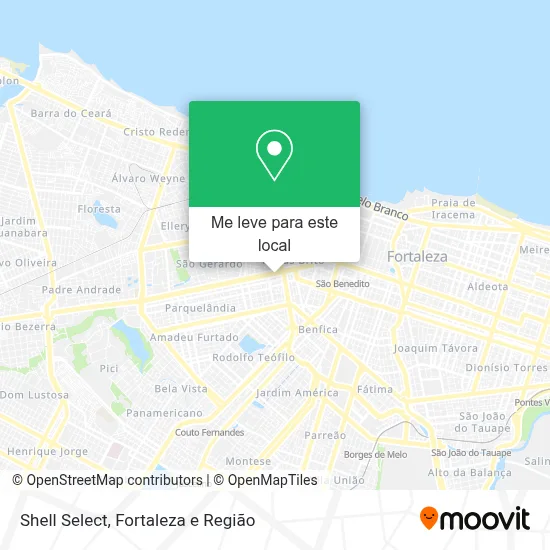 Shell Select mapa