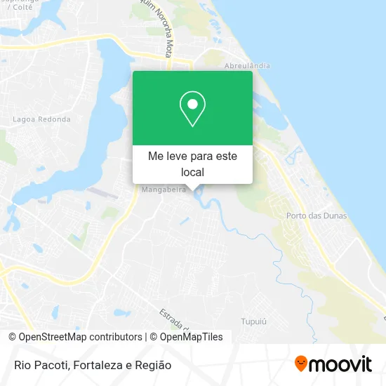 Rio Pacoti mapa