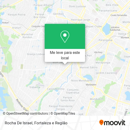 Rocha De Israel mapa