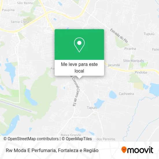 Rw Moda E Perfumaria mapa