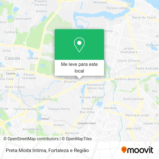 Preta Moda Intima mapa