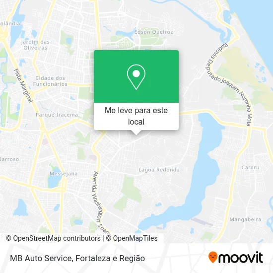 MB Auto Service mapa