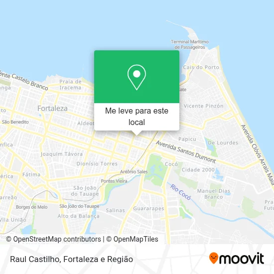 Raul Castilho mapa