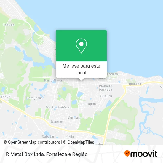 R Metal Box Ltda mapa