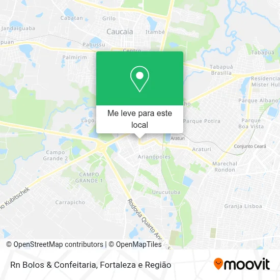 Rn Bolos & Confeitaria mapa