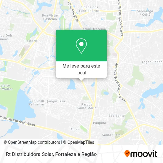 Rt Distribuidora Solar mapa