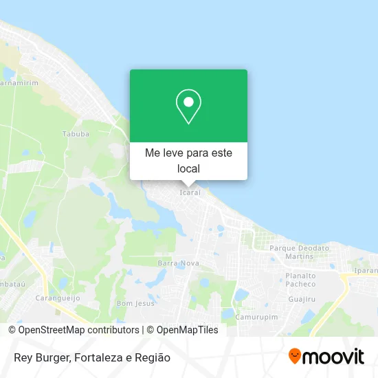 Rey Burger mapa