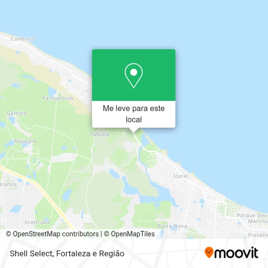 Shell Select mapa