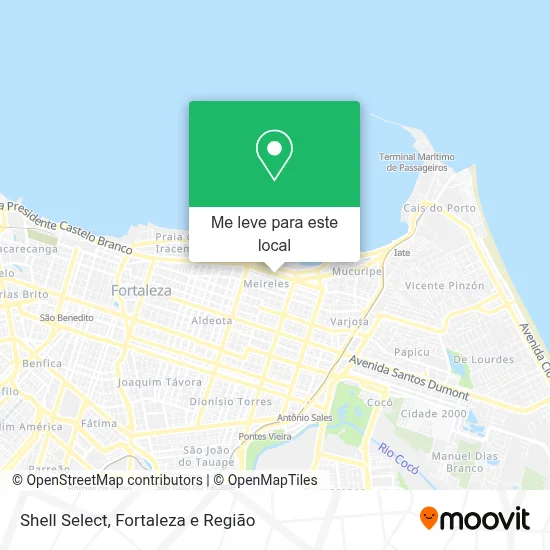 Shell Select mapa