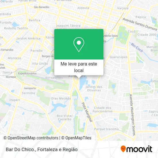 Bar Do Chico. mapa