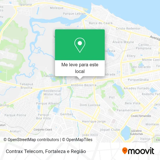 Contrax Telecom mapa
