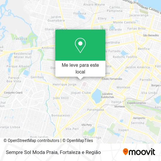 Sempre Sol Moda Praia mapa
