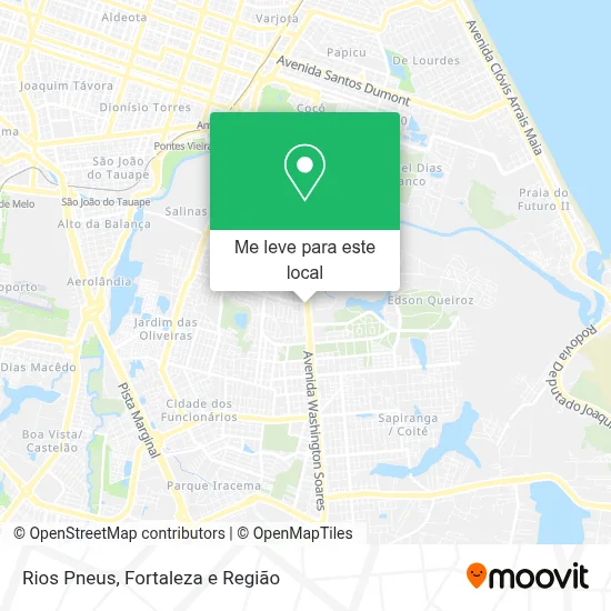 Rios Pneus mapa