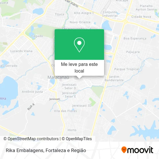 Rika Embalagens mapa